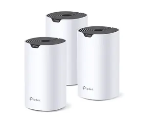 TP-LINK Deco S7 (3 Stück) / Wi-Fi Mesh-System AC1900 / Dual-Band / 2,4 GHz - 600 Mbit/s / 5 GHz - 1300 Mbit/s / 3x GLAN