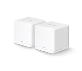 Mercusys Halo H30G (2 Stück) / WLAN-Mesh-System AC1300 / Dual-Band / 2,4 GHz - 400 Mbit/s / 5 GHz - 867 Mbit/s / 2x GLAN