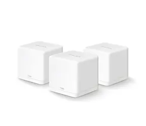 Mercusys Halo H30G (3 Stück) / WLAN-Mesh-System AC1300 / Dual-Band / 2,4 GHz - 400 Mbit/s / 5 GHz - 867 Mbit/s / 2x GLAN