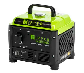Zipper ZI-STE1100IV / Benzin-Stromgenerator / Tank: 4,2 l / 1300 W / Inventor-Technologie / 1 x 230 V
