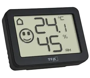 TFA 30.5055.01 schwarz / Digitalthermometer mit Hygrometer