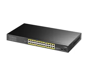 Cudy GS1028PS2 PoE-Switch / 24x PoE RJ45 / 2x SFP / 1000Mbps / 300W