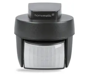 Homematic IP PIR-Bewegungsmelder mit Helligkeitssensor - Outdoor Anthrazit / Reichweite bis 12m / IP44 / 2x AA