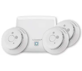 Homematic IP Starterset - Brandschutz / 1x Zentraleinheit HmIP-HAP & 3x Rauchmelder HmIP-SWSD