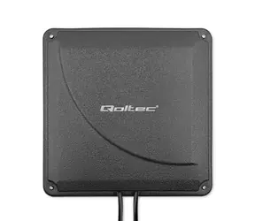Qoltec 57041 4G LTE Außenantenne 35dBi schwarz / DUAL / 2x SMA (M) 