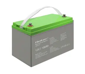 Qoltec Deep Cycle Gel-Batterie 53077 / Akku / 12V / 100Ah