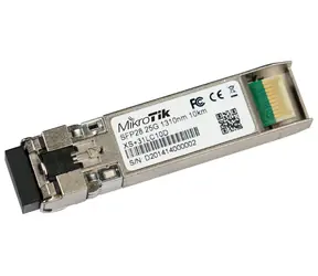 Mikrotik XS+31LC10D / optisches Modul kombiniert / SFP / SFP+ / SFP28 / SM / 10 km / 1,25 10 25 Gbit/s / 1310 nm / 2x LC