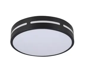 Immax NEO LITE PERFECTO SMART Deckenleuchte Kreis 30cm 24W schwarz / TUYA / Wi-Fi
