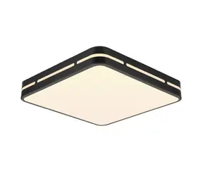 Immax NEO LITE PERFECTO SMART Deckenleuchte quadratisch 30cm 24W schwarz / TUYA / Wi-Fi