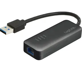 LogiLink UA0184A / USB-Ethernet-Adapter / USB-A 3.0 / RJ-45 / 1000 Mbit/s