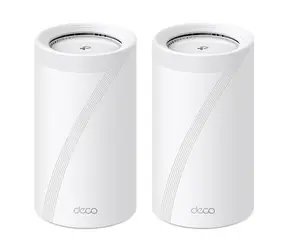 TP-LINK Deco BE85 2er-Pack / MESH-WLAN-System / Tri-Band / 6 GHz - 2,4 GHz / 2x GWAN + 2x GLAN