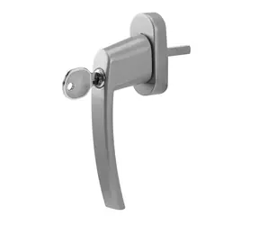 Olympia FGS 100 Fenstergriff mit Schloss silber