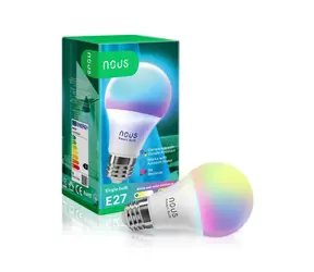 Nous P3 / Intelligente Glühbirne / E27 / 810 lm / RGB / WiFi