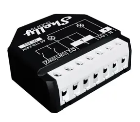 Shelly Qubino Wave 2PM - Schaltmodul mit Verbrauchsmessung 2x 10A (Z-Wave)