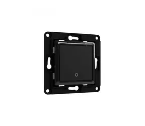Shelly Wall Switch 1 - Wandschalter schwarz / ohne Rahmen