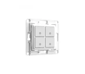 Shelly Wall Switch 4 - Wandschalter weiß / ohne Rahmen