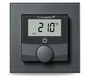 Homematic IP HmIP-WTH-A Wandthermostat mit Feuchtigkeitssensor Anthrazit