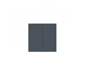 Aqara SMART Wall Switch H1 EU (mit Neutralleiter, Doppelwippe) (WS-EUK04-G) Schalter mit Doppelrelais Grau / ZigBee
