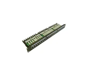 Lexi-net FTP Kat.5e 24p. 1U schwarz / Patchkabel