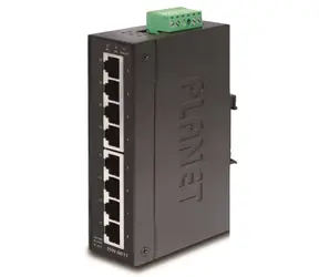 Planet ISW-801T / 8x RJ-45 / DIN / IP30