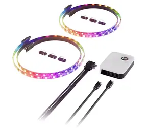 Hyte LS30 LED-Streifen x 2 + NEXUS Portal schwarz