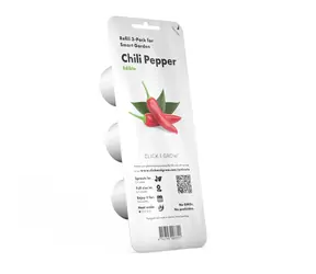Click And Grow Füllung für smarte Blumentöpfe - Chilischoten 3 Stk