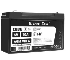 Green Cell AGM Batterie 6V 10Ah