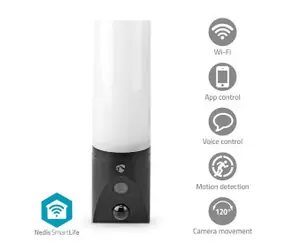 Nedis WIFICOL20BK / Smarte Außenkamera / WLAN / SmartLife / Full HD 1080p / IP65 / microSD 