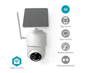 Nedis SIMCBO50WT / Smarte Außenkamera / 4G / SmartLife / Full HD 1080p / Neigbar / IP65 / microSD 