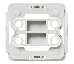 Homematic IP Adapter Berker B2 / für Rahmen und Abdeckungen Berker S1/Modul 2/B1/B3/B7/Q1