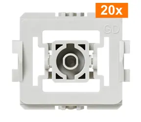 Homematic IP Adapter Gira Standard (20 Stück) / für Gira Rahmen und Abdeckungen der Standard-Serie (GD)