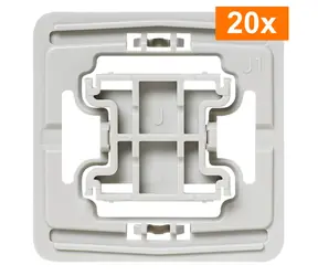 Homematic IP Adapter Jung J1 (20 Stück) / für Jung Rahmen und Abdeckungen der Serien LS 990/LS-design/LS PLUS/CD 500/CD Universal/CD PLUS