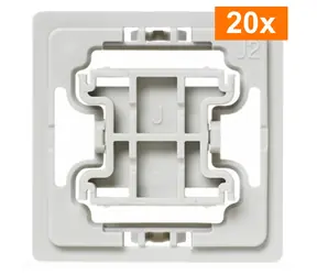 Homematic IP Adapter Jung J2 (20 Stück) / für Jung Rahmen und Abdeckungen der Serien A 500/A creation/A PLUS/AS 500/AS Universal
