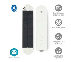 Nedis Rollladenroboter / Flächenvorhänge / SmartLife / Netz- und Solarbetrieben