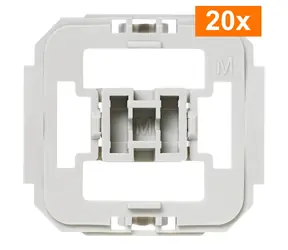 Homematic IP Adapter Merten (20 Stück) / für kompatible Rahmen und Abdeckungen der Merten-Serie
