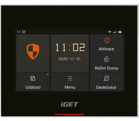 Ausgepackt - iGet HOME X5 / Drahtloses Sicherheitssystem / 4,3" IPS / WiFi / GSM / ausgepackt