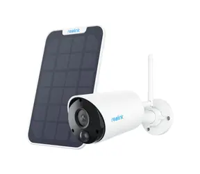 Reolink Argus Series B320 weiß / kabellose IP-Kamera + Solarpanel / 2304 x 1296 / IP65 / Mikrofon & Lautsprecher / WiFi 