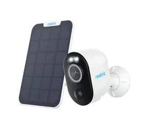 Reolink Argus Series B330 weiß / kabellose IP-Kamera + Solarpanel / 2880 x 1620 / IP65 / Mikrofon & Lautsprecher / WiFi 