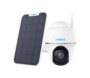 Reolink Argus Series B430 weiß / kabellose IP-Kamera + Solarpanel / 2880 x 1620 / Akku / IP64 / WiFi / MicroSD 
