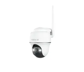 Reolink Argus Series B440 weiß / kabellose IP-Kamera + Solarpanel / 3840 x 2160 / Akku / IP64 / WiFi / MicroSD 