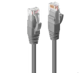 Lindy 45403 grau / Patchkabel / CAT6 / U/UTP / 2m