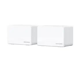 Mercusys Halo H25BE (2 Stück) / Wi-Fi 7 Mesh-System BE3600 / Dualband / 2,4 GHz - 688 Mbit/s / 5 GHz - 2880 Mbit/s / 3x GLAN/WAN