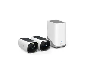 Anker eufyCam 3 S330 2+1 Kit weiß / 2 Kameras + HomeBase 3 Einheiten / Outdoor-IP-Kamera mit Solarladung / 4K