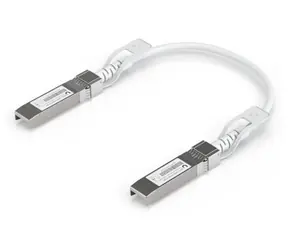 Ubiquiti Uplink- Cable SFP28, 30 cm, weiß / 1/10/25 Gbit/s / SFP/SFP+-Unterstützung / Durchmesser 3 mm