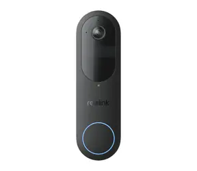 Reolink D340B schwarz / Sicherheits-Video-Türklingel / IP65 / 4K / WiFi / 7000mAh