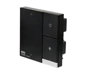 Shelly LinkedGo Smart-Thermostat für Heizung, Lüftung und Klimaanlage, schwarz / WLAN / Bluetooth