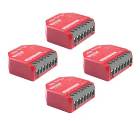 Shelly 1PM Gen4 Smart-WLAN-Relais (1 Kanal) 4 Stück / WLAN / Bluetooth / 16 A