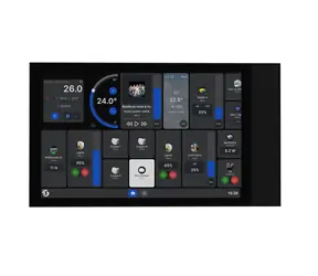 Shelly Wall Display XL schwarz / Touch-Wandpanel mit 5A-Relais / WLAN / Bluetooth