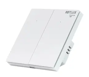 Retlux RSH 302 SMART Unterputzschalter, 2 Tasten, weiß / ZigBee 2,4 GHz / 3-600 W