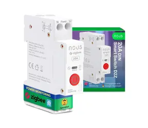 Nous D2Z Zigbee DIN SMART Switch Modul 20A / 1 Kanal / mit Verbrauchsmessung